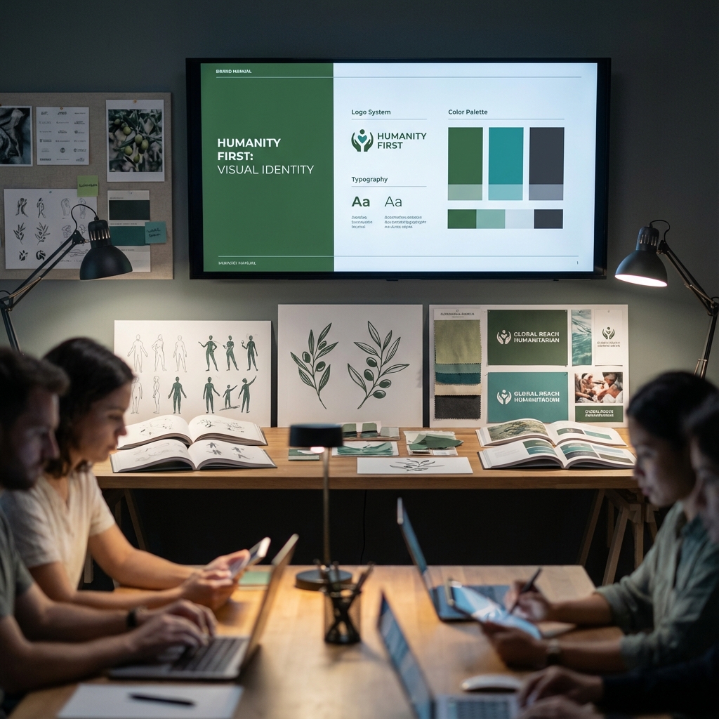 الهوية البصرية والعلامة التجارية